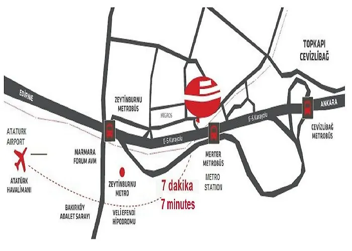 Platform Merter شقة فندقية 2*